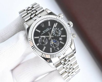 White-Gold Classic Date Series - Multi-Function Watch The Highest Version In The