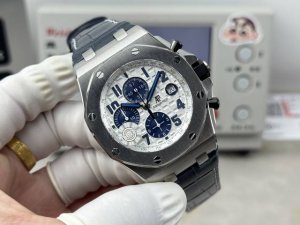 Audemars Piguet Royal Oak 26238 with rubber, leather, and steel straps. Featurin