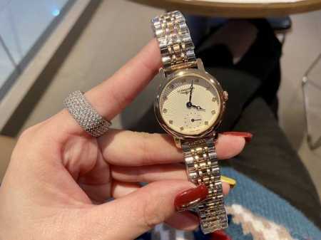 Longines Two-Handed Semi-Precision Ladies' Watch Now Available! Solid Steel Brac - Click Image to Close