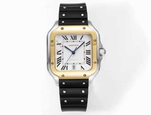 Brand new Thb Santos tape model, original molded, latest Cartier Santos 1. Case