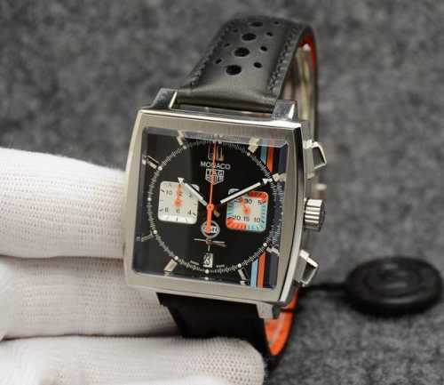 TAG Heuer's new men's quartz watch features a stainless steel case, a high-hardn