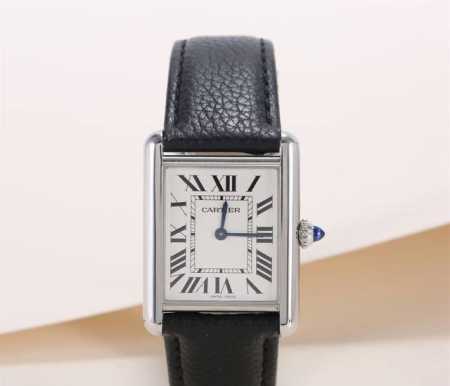 A niche, high-end quartz watch, truly stunning! Cartier Tank Wsta0041 Must size - Click Image to Close