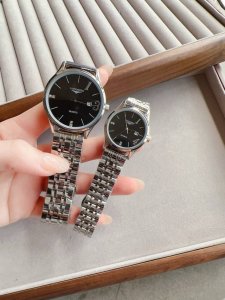 Gold case + 20 steel strap 20 Longines couple's watch Original imported quartz m