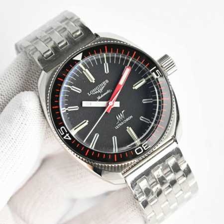 Sj produced leather belt + 100 Longines New Longines High-Frequency Precision Ob - Click Image to Close