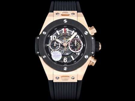 Rose Black + 50 Zf Hublot Big Bang Chronograph, Known As Hub Or Big Bang, Featur - Click Image to Close