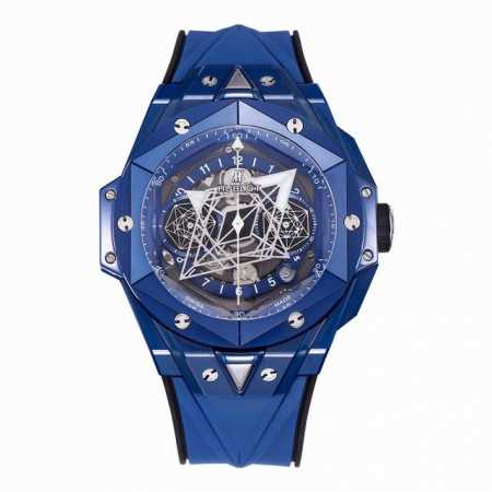 Hublot Big Bang Sang Bleu II Blue Ceramic Tattoo II watch, Hublot's most sought- - Click Image to Close