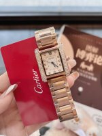 Cartier ladies watch with imported quartz movement. This watch is very popular a