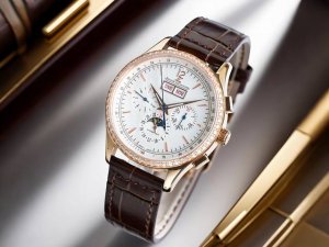 The Jaeger-Lecoultre Master Collection 4138420 watch, featuring white diamonds