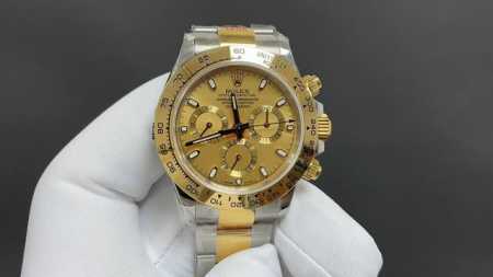 Today's recommendation: New Rolex Daytona Gold Face 12.2MM7750 Movement DDD - Click Image to Close