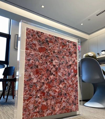 All the prints by #Kang Shixin# in my collection are framed in the same way: can