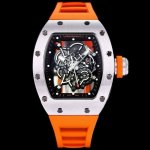 Richard Mille Rm055 Stainless Steel Case, The Pattern Of Stainless Steel Creates