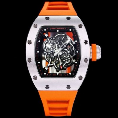 Richard Mille Rm055 Stainless Steel Case, The Pattern Of Stainless Steel Creates