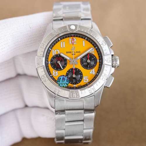 White +50 steel strap 100 BLS New Arrival: Breitling Avenger B01 Chronograph 44