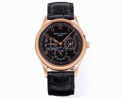 White case and gold caseBlack gold rose dream, Patek Philippe's time codeIn the