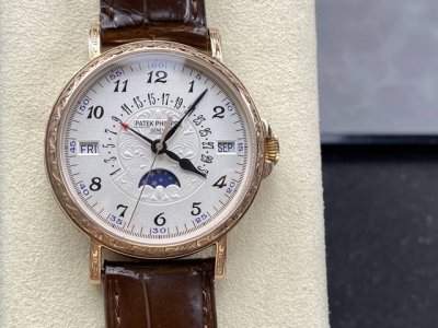 Zm Patek Philippe Engraved Classic Super-Complicated Multi-Function 5159 Perpetu