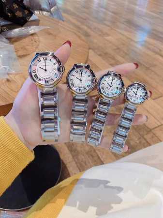 Cartier high-quality Blue Balloon series stainless steel strap Swiss movement S - Click Image to Close