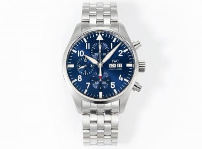 Tw-Iwc Iwc Pilot's Series Iw 03. 1. The Watch Features Rose Gold-Plated Technolo
