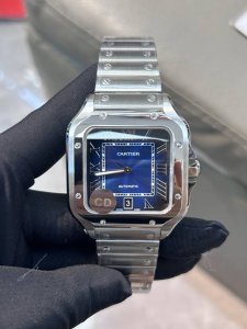 Exclusive Real Photos Cartier Santos Series, Swiss Movement, Automatic Mechanica