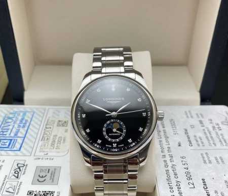 Longines Master Collection L2.909.4.57.6, automatic mechanical men's watch, new - Click Image to Close