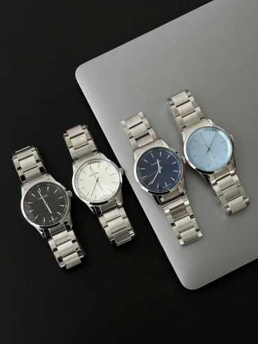Men's welfare, naked watch Original Ck men's quartz watch leaked out through spe