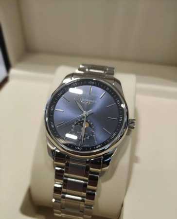 A touch of blue on the wrist, Longines Master Moon Phase LoveI bought a Longines - Click Image to Close