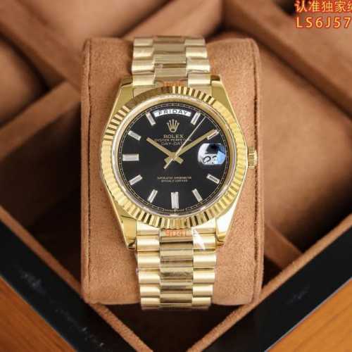 Rolex Day-Date 40 1. Sapphire crystal, 2.5x magnifying lens for date display, i