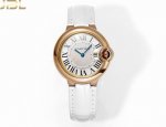 Quartz! Affordable Version With American Alligator Leather Strap And Gold-Plated