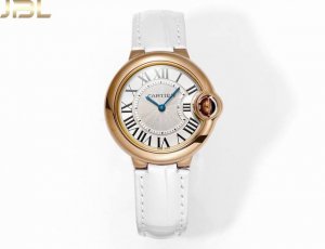 Quartz! Affordable Version With American Alligator Leather Strap And Gold-Plated