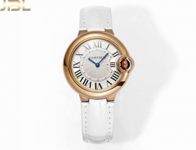Quartz! Affordable Version With American Alligator Leather Strap And Gold-Plated
