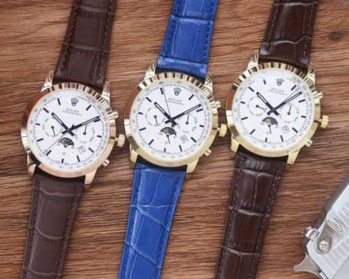 Gold + 20 Steel Bracelet 20 Men's Favorite Multi-Function Watch Latest Rolex Bes