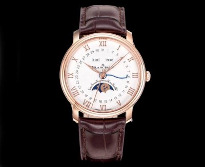 gold + 50Gr factory new Blancpain Classic Series 6654 Full Calendar Moon Phase w