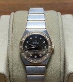 Omega Constellation Series 123.25.24.60.63 1 Women's Quartz 18K Rose Gold with O