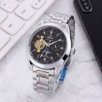 stainless steel strap + butterfly buckle white: , gold, all black same price: ,