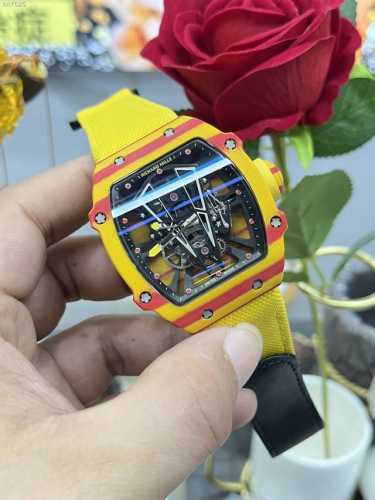 7540 Richard Mille RM27-03 Bull True Tourbillon, genuine carbon fiber case, weig