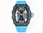 The Richard Mille RM53-01 combines watch design with sporting events, perfectly