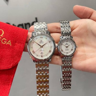 Gold 320 Diamonds + 30 Taiwan Factory With Red Gift Packaging Bag Omega De Ville