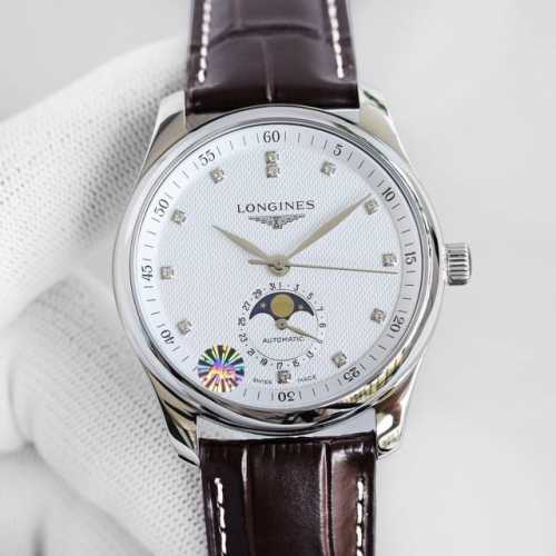 The Longines Master Series L2.909.4.78.3 moon phase watch is the finale! Simple