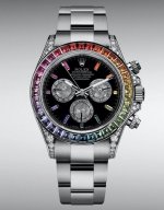 Rolex Daytona with full diamonds, six-hand chronograph, waterproof, 304 solid st