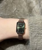 Dw watch arrived and I'm taking a hundred photos! ?! My Dw retro square watch is