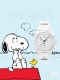 Snoopy Series. Swatch x Omega Newmoon Quartz Movement Snoopy Moon Phase Men's Wa