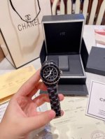 High-quality ceramic Chanel J12 quartz women's watch ceramic material stone surf