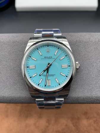 Ew Rolex Tiffany Blue Perpetual 41 - Click Image to Close