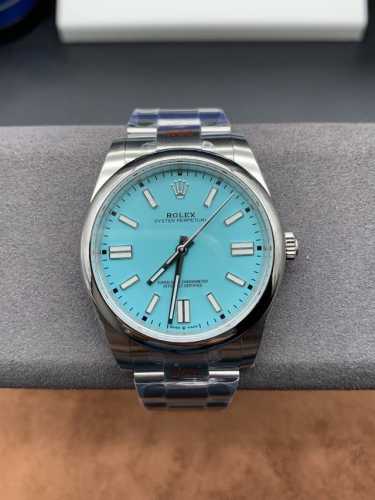 Ew Rolex Tiffany Blue Perpetual 41