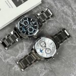 Patek Philippe Luminous Three-Eye Quartz Men's Watch Full Set Of Counter Packagi