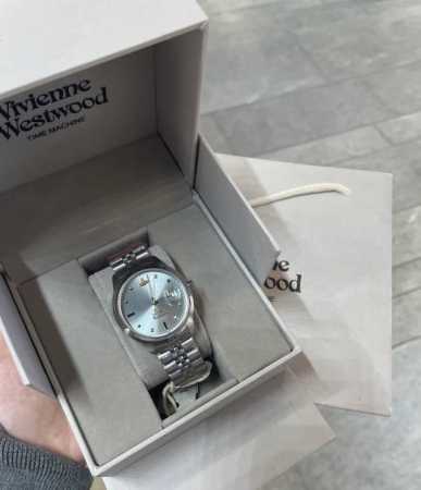 Poetry of Ice Blue Cracked Dial Vivienne Westwood's ice blue crackled dial captu - Click Image to Close