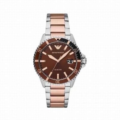 Original Armani Men's Watch Model: AR11340 Case: Stainless Steel Mirror: Mineral