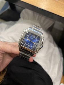 No gold case or women's model available. The Cartier Santos De Cartier watch can