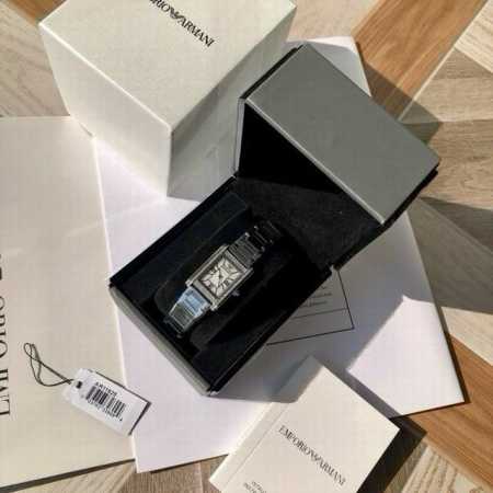 New arrival! Original Armani quartz women's watch, Ar11625, new retro small squ - Click Image to Close
