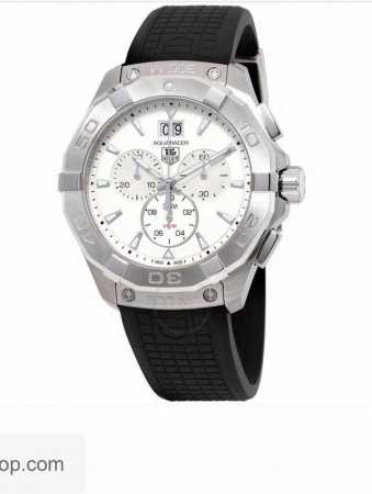 TAG Heuer tape hit. Original Tagheuer, TAG Heuer Aquaracer series quartz chrono - Click Image to Close