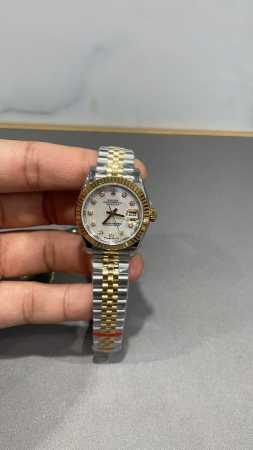 Look for the details Rolex Small Datejust 28mm Shell dial DDD - Click Image to Close